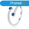 Agato Modern nyitott ezst gyr cirknium kvekkel AGT-R61B