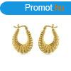 AGAIN Jewelry Divatos aranyozott karika flbeval AJNS0065