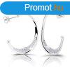 Modesi Modern ezst flbeval cirknium kvekkel M02021
