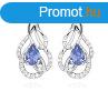 Silver Cat Ezst flbeval szintetikus tanzanittal SC470