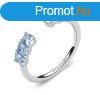 Brosway Csillog nyitott gyr Fancy Cloud Light Blue FCL13 