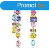 Swarovski Sznes aszimmetrikus flbeval kristlyokkal Gema 