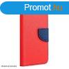 FANCY Book tok Apple iPhone 14 szmra, piros/kk
