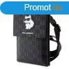 Karl Lagerfeld Saffiano Monogram Wallet Phone Bag Choupette 