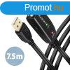AXAGON ADR-207 USB Repeater cable 7,5m Black