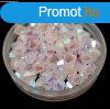 Preciosa bicone gyngy - Rose Opal AB 2X - 4mm