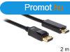 DeLock Cable Displayport 1.1 male > High Speed HDMI-A mal