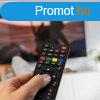 Univerzlis TV tvirnyt - 250+ tpushoz - fekete - 2 x AA