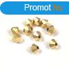 Preciosa bicone gyngy - Crystal Full Aurum - 4mm