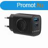 Gembird 2-in-1 20W Apple Watch + phone fast charger Black