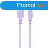 COLORWAY KABEL USB TYPE-C (SOFT SILICONE) 2.4A 1M, PURPLE (C
