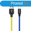 COLORWAY KABEL USB TYPE-C, NATIONAL, 2.4A 1M, KEK-SARGA (CW-