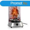 OneConcept Kebap Master, vertiklis grill, 1800 W, ezst