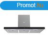 Evido CHL9TB.1 LINE 90B fali praelszv feket/inox 90cm