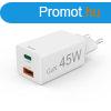 Hama Fast Charger GaN Mini Charger 45W White