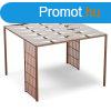 Blumfeldt Shade Cove Vert, pergola, 3 x 3 m, oldalfalak, por
