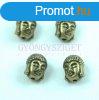 Fmgyngy - Buddha fej - antik srgarz szn - 9x11mm