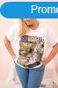 Sznes nyomott mints oversize pamut pl, 1293-as modell, f