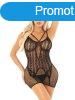  Heart Net Mini Dress - Black O/S 