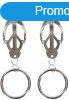 Taboom Butterfly Clamps with Ring Silver