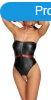 Cottelli Bondage - shiny body with arm restraints black-red,