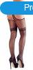 Sexy black stockings with holes and lace Cottelli LEGWEAR L