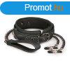 Easytoys Fetish Collection Leather Collar With Nipple Chains