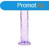 RealRock Crystal Clear Valsgh 6? lila dild tapadkorongg