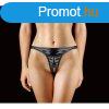 Ouch Adjustable Panty - Tanga mini vibrtorral Fekete