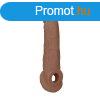 RealRock Pniszfed 9 - 21,5 cm - stt natr