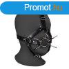 Ouch! Xtreme Head Harness with Spider Gag and Nose Hooks Bla