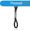 OUCH! Adjustable Rope Hand Cuffs - Black