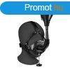 Shots Ouch! Xtreme Open Mouth Gag Head Harness with Funnel