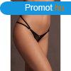 Ella - Elastic Mesh Thong with Sliders and Golden Details - 