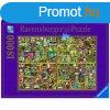 Ravensburger: Puzzle 18 000 db - Varzslatos knyves szekrn