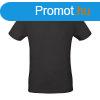 B&C B02E unisex rvid ujj pl, black - M