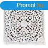 Tkrs falikp, etno dsztssel, 58x58 cm, fehr - TAPIS - 
