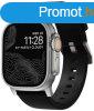 Nomad Modern Band for AW 46mm/49mm Black leather Silver hard
