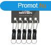 Tac Maven karabiner kulcstartval 6mm, Silver