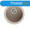 Elleci FOX ROUND Grnit mosogat medence G51 avena