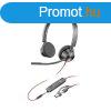 Poly Blackwire 3325 fejhallgat szett USB-C/A + 3,5 mm jack,