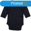 Babybugz Hossz ujj baba body - Fekete | 3-6 hnap