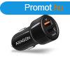 AXAGON PWC-QC5, QC & SMART Hlzati tlt 31.5W, 2x USB-