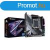 GIGABYTE Alaplap S1700 B760I AORUS PRO INTEL B760, mini-ITX