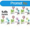 Canon -hoz ?5db-os? CLI521/PGI520 CHIPES utngyrtott tintap