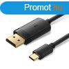 Vention USB-C -> DisplayPort, (4K,fekete),2m, kbel