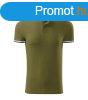 MALFINI Frfi gallros pl Collar Up - Avocado green | M