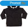 Babybugz Gyerek cipzras pulver kapucnival - Fekete | 2-3 
