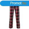 SF (Skinnifit) Frfi flanel pizsamanadrg - Piros / sttkk