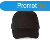 KP162 tpzras 5 paneles pamut baseball sapka K-UP, Black-U